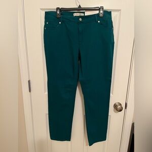 Cato Teal Straight Leg Women's Jeans